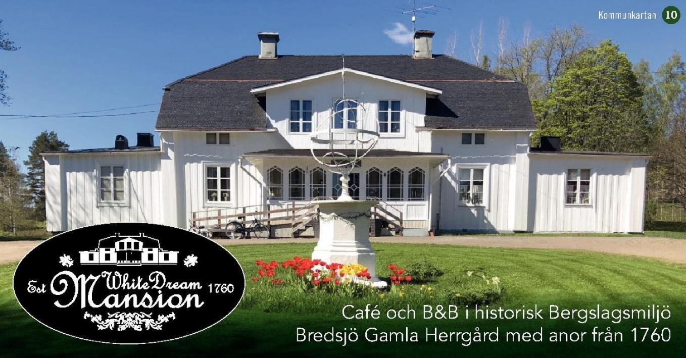 Bredsjoe Gamla Herrgard White Dream Mansion Hällefors Buitenkant foto
